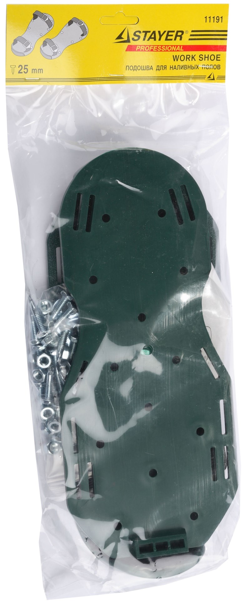 STAYER 25 мм, 13 шипов, универсальный размер, подошвы для наливных полов, Professional (11191)