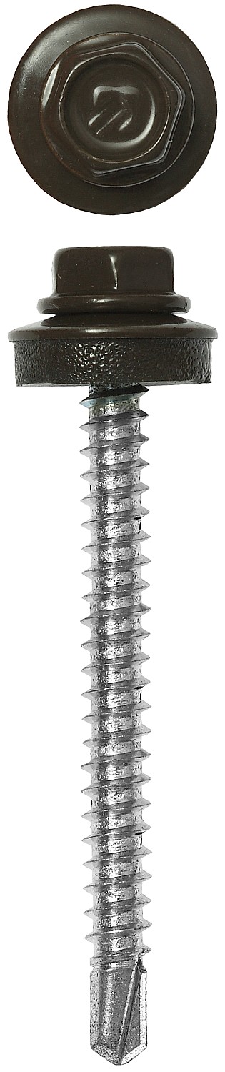 ЗУБР СКД 8028, 65 х 4.8 мм, зем.-коричн., 900 шт (7,5 кг.), кровельный саморез (4-300310-48-065-8028)