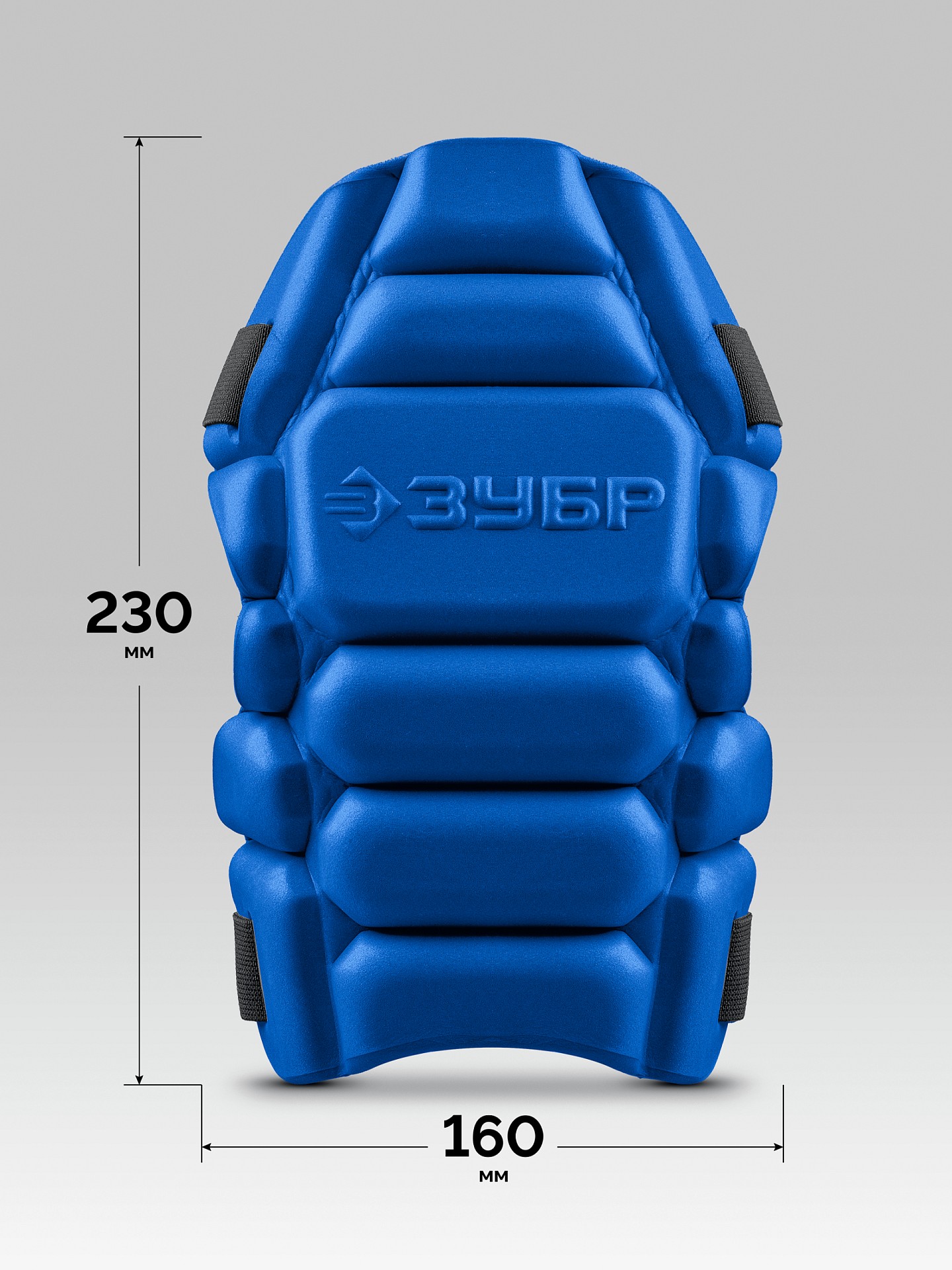 ЗУБР УНИВЕРСАЛ вставка-наколенники защитные из ЭВА, 2 крепежных ремня, Профессионал (11528)