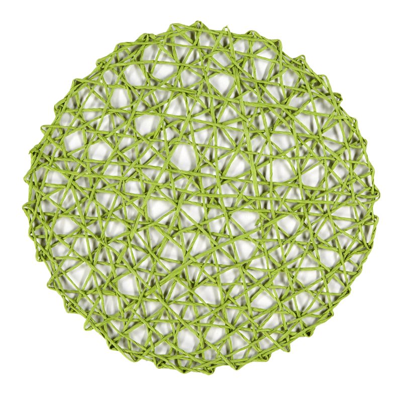 Подставка круглая "Солнце-2" D38см,цв. зеленый