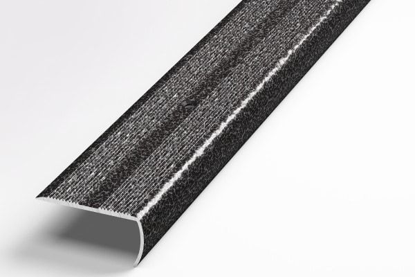 Порог алюминиевый  ПУ-06 40x20x1800 мм, антик серебро