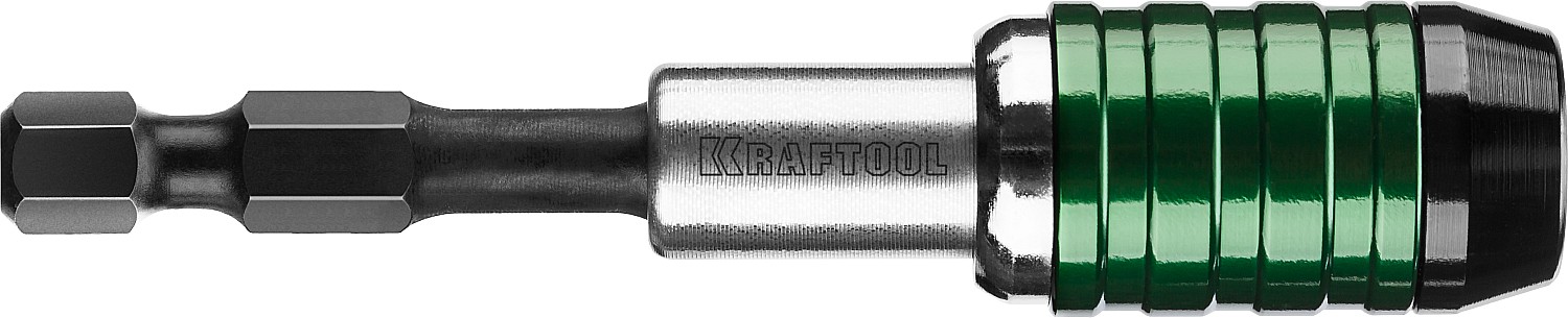 KRAFTOOL 60 мм, торсионный адаптер для бит для ударных шуруповертов (26803-60)