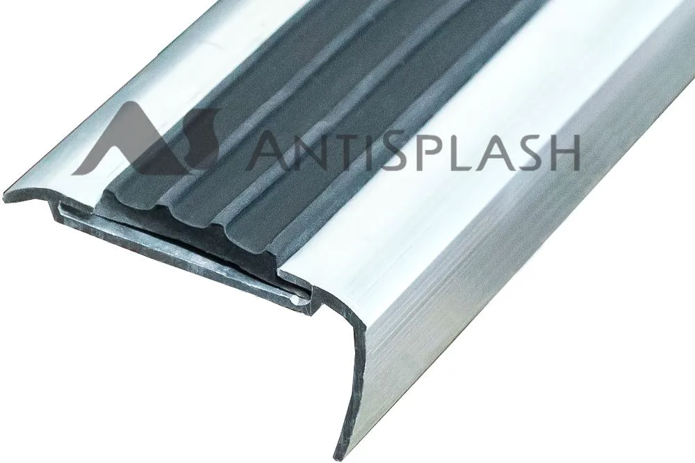 Алюминиевый угол-порог АУ-42 Евро, 1250мм черный