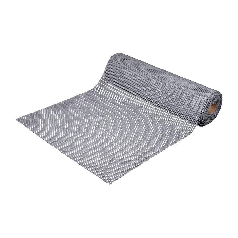 Коврик-дорожка Шашки 1,2х15 серый