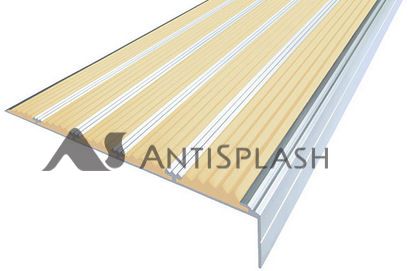 Алюминиевый угол-порог АУ-160, 3000 мм, бежевый