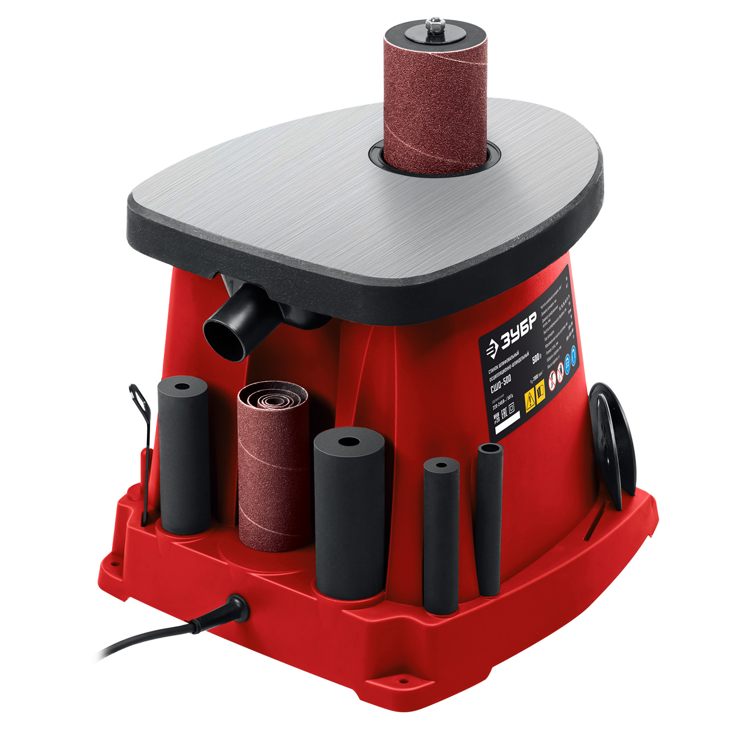 ЗУБР d 13, 19, 26, 38, 51, 76 x 115, 500 Вт, осцилляционный шпиндельный шлифовальный станок (СШО-500)