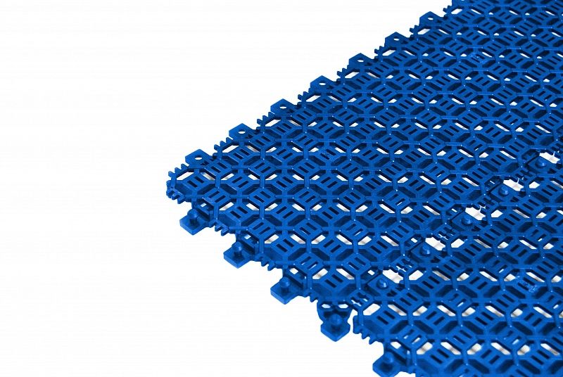 Ячеистое модульное покрытие "Пласт-Анти" 10мм синий