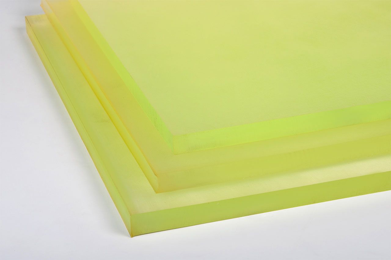 Полиуретан листовой 20 мм (500х500 мм, 5.8 кг, жёлтый) Китай