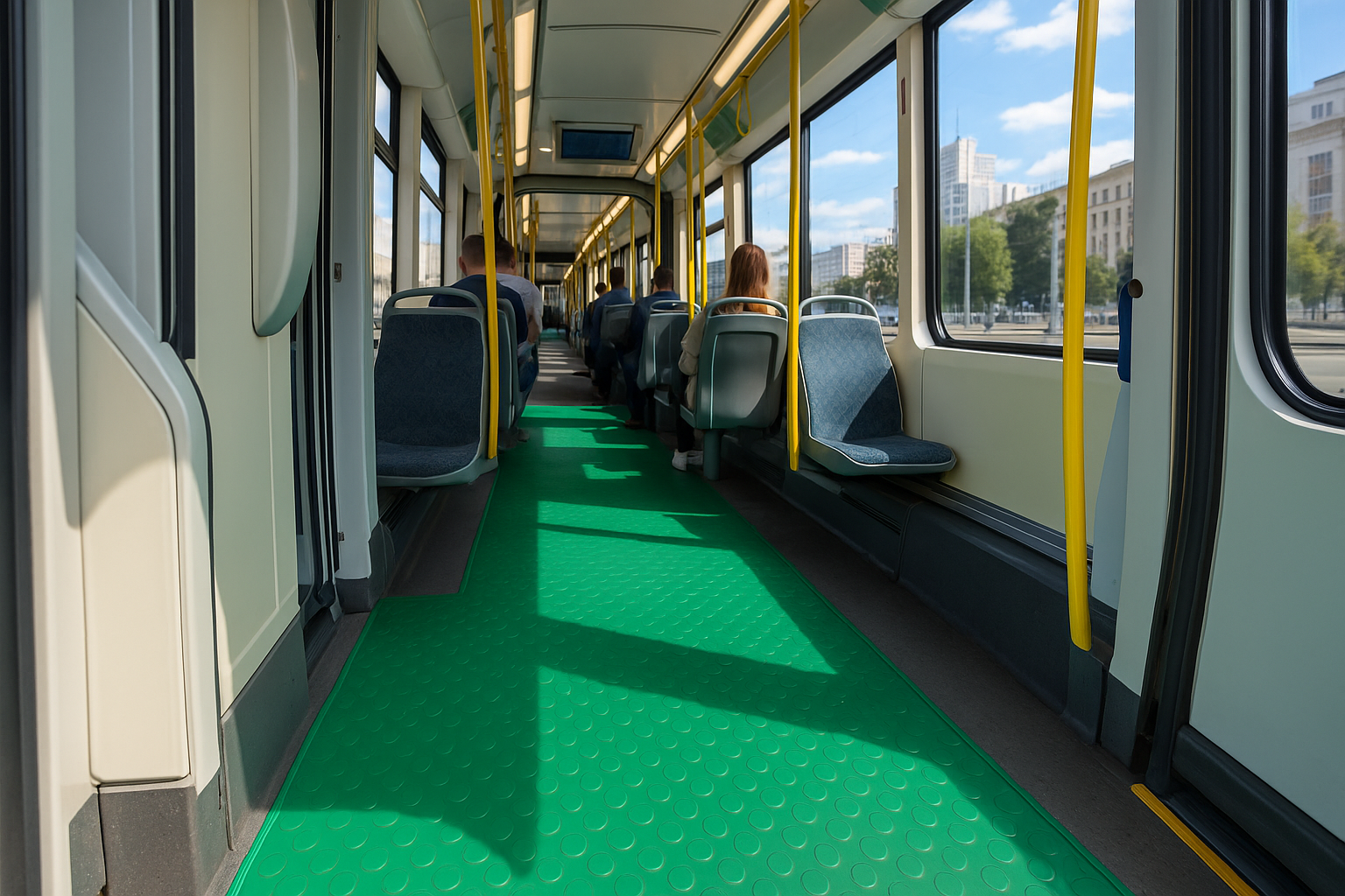 ПВХ «Монетка» 1,2x15 м зеленый