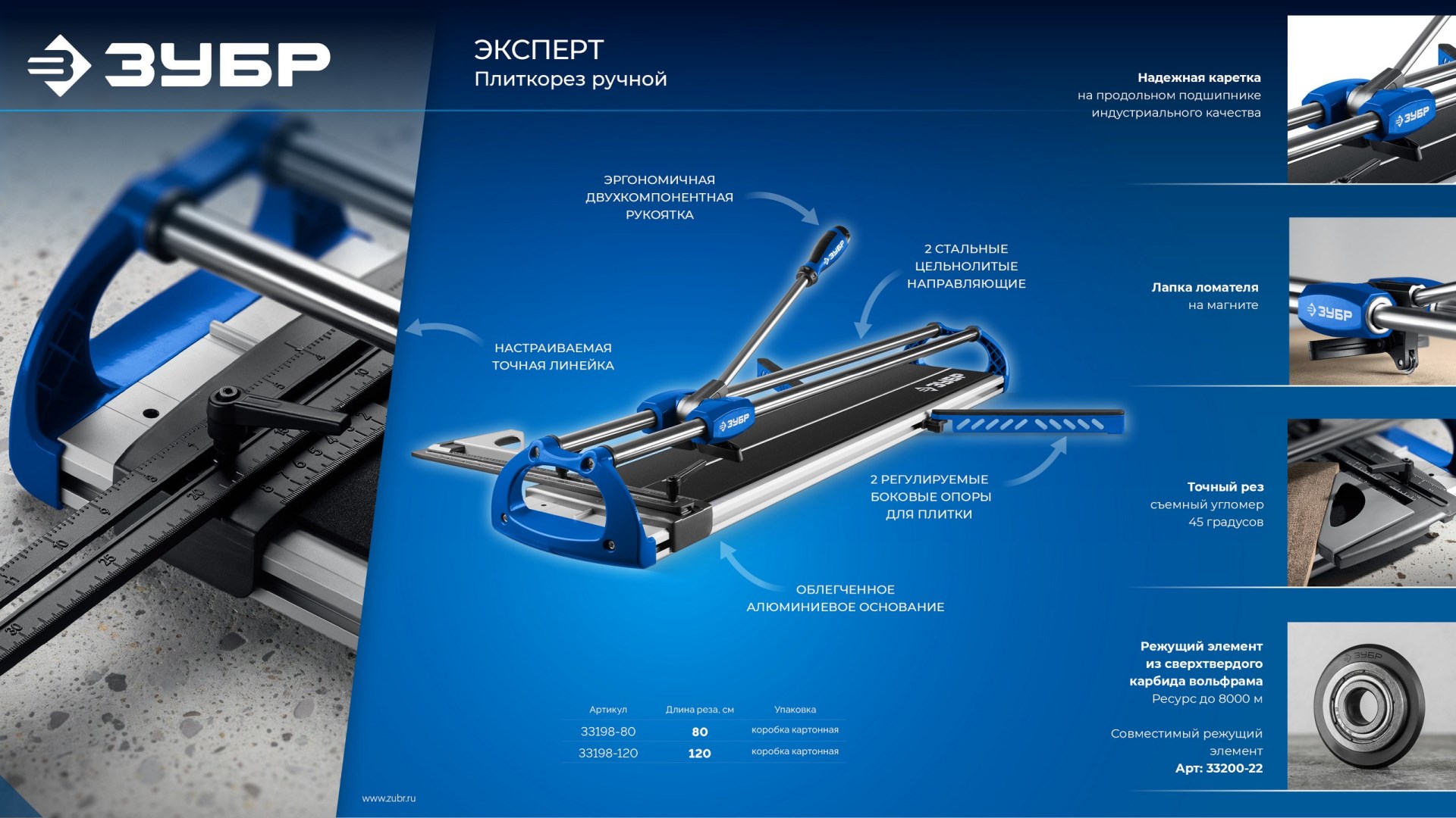 ЗУБР 22х6х6 мм, на подшипнике, режущий ролик для ручных плиткорезов (33200-22)