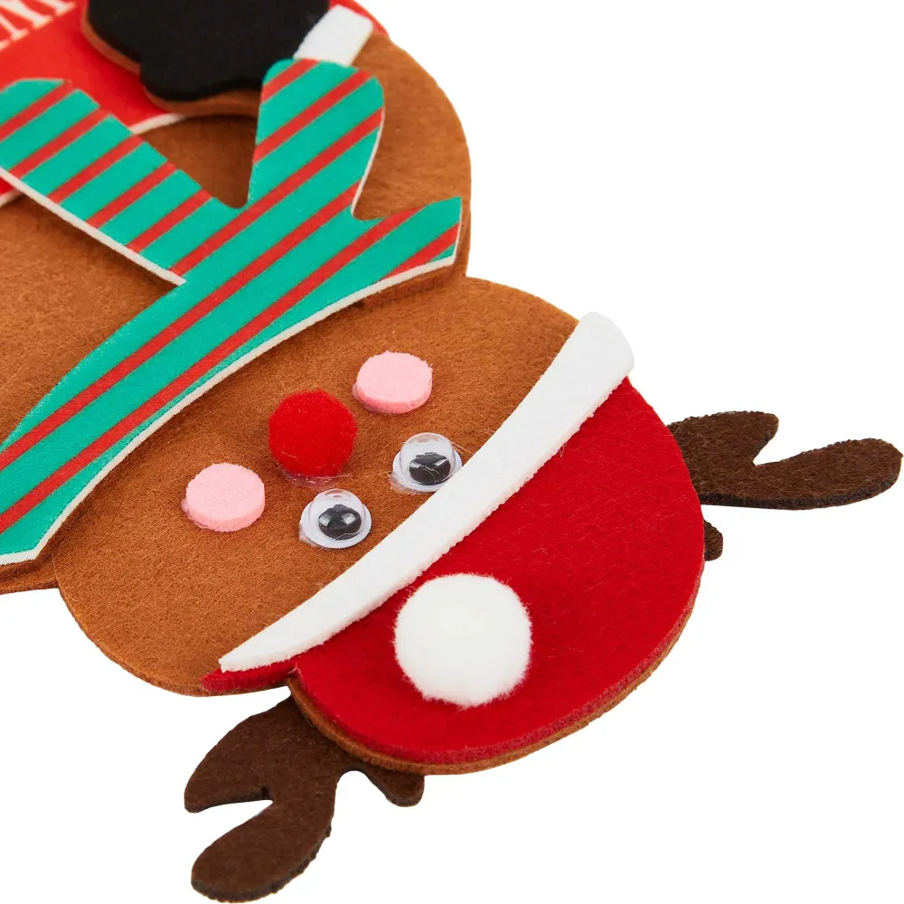 Кармашек фетровый для столовых приборов " WELCOME"