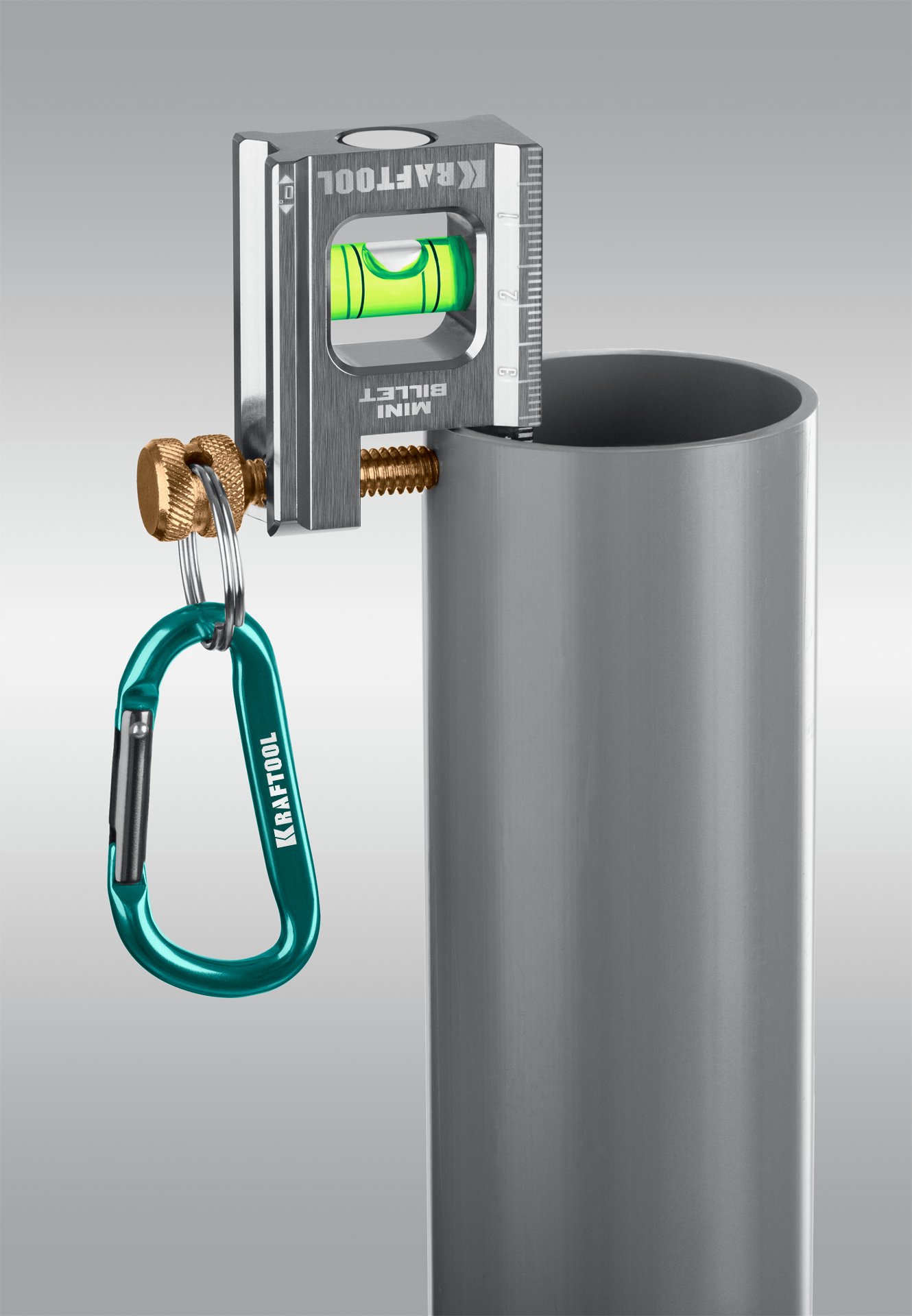 KRAFTOOL BILLET-5 MINI, 50 мм, брусковый магнитный уровень (34791)