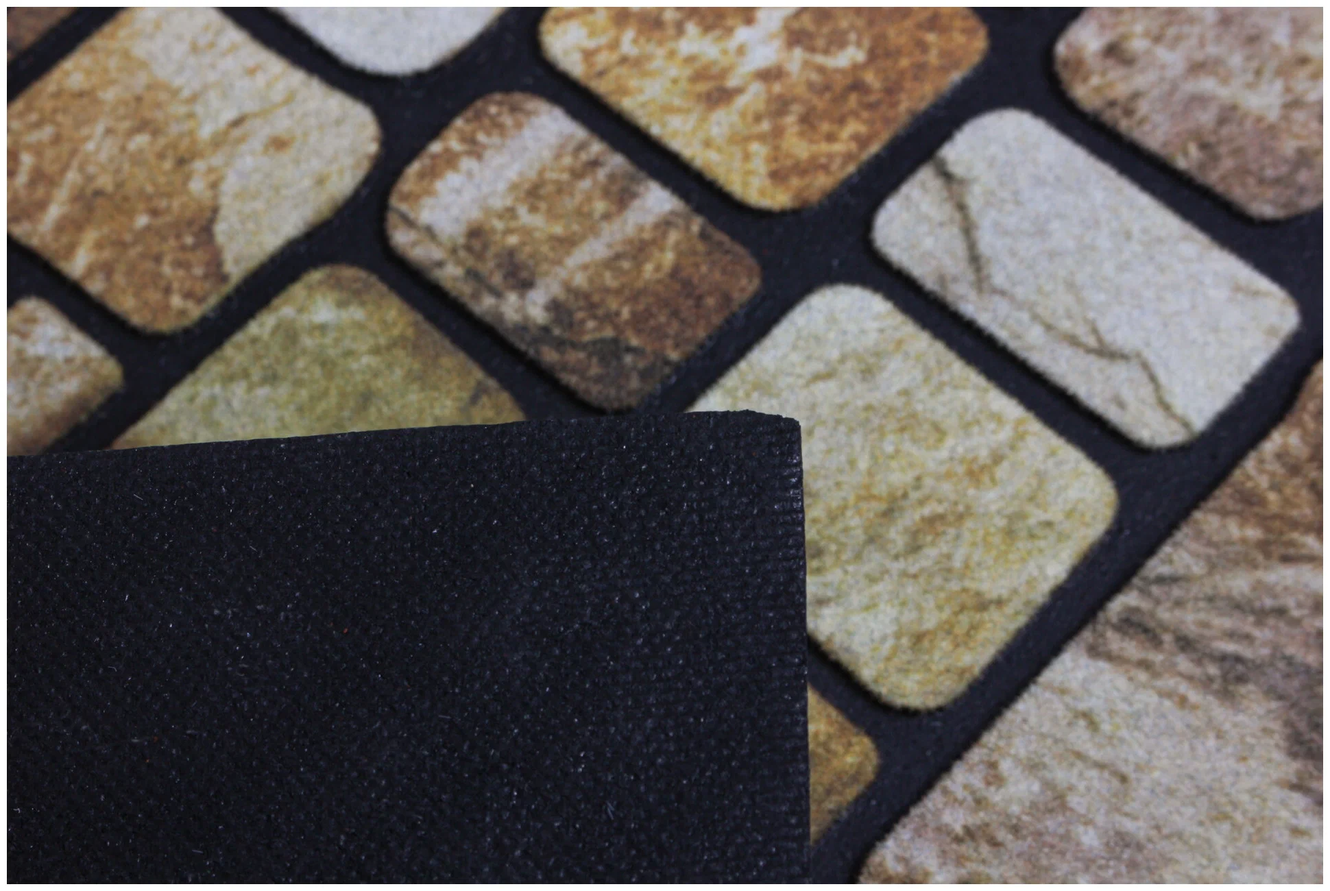 Коврик придверный флокированный "Добро пожаловать" 45х75 см