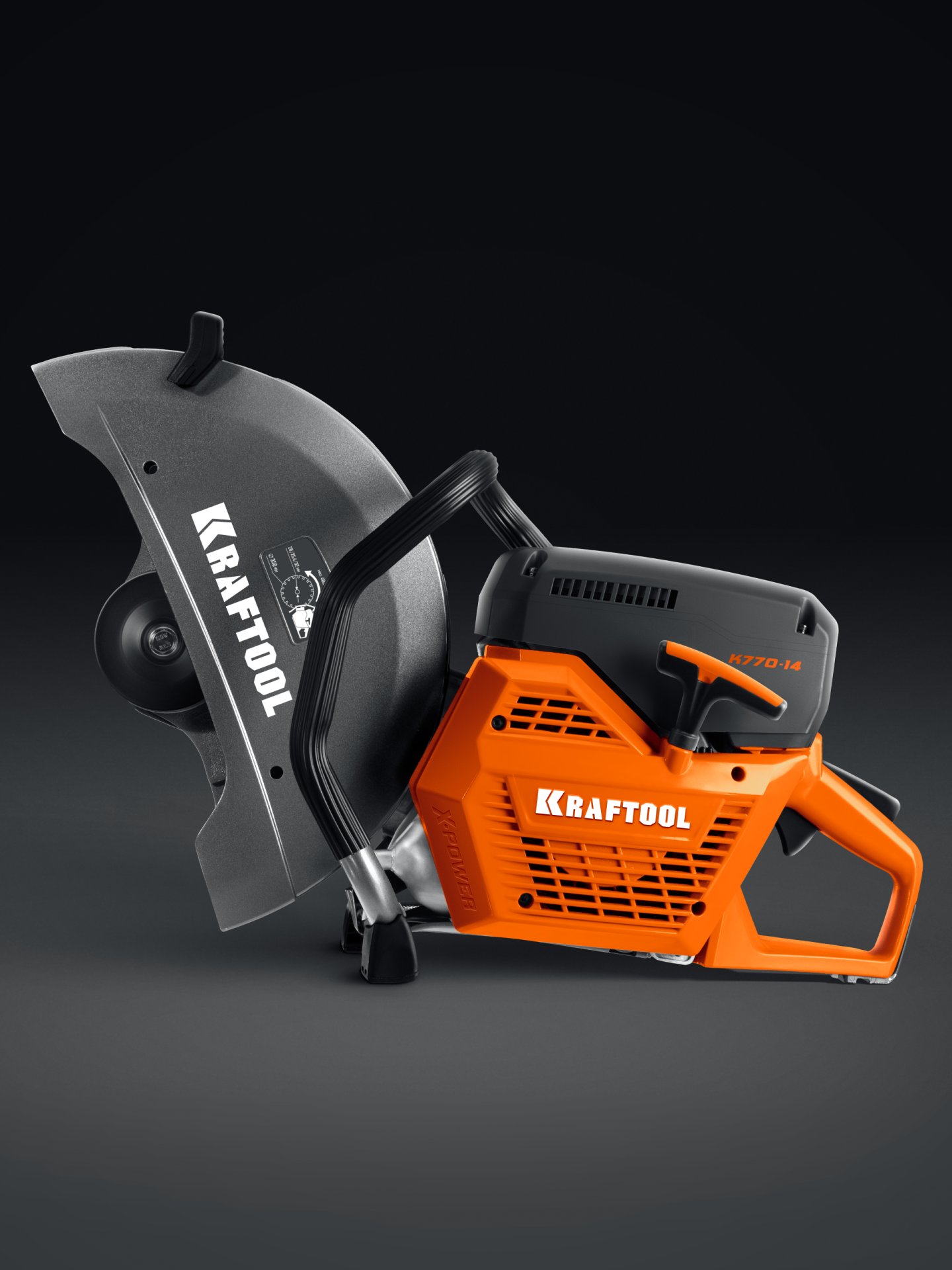 KRAFTOOL 3700 Вт, 350 мм, без диска, бензорез по бетону (бетонорез) (K770-14)