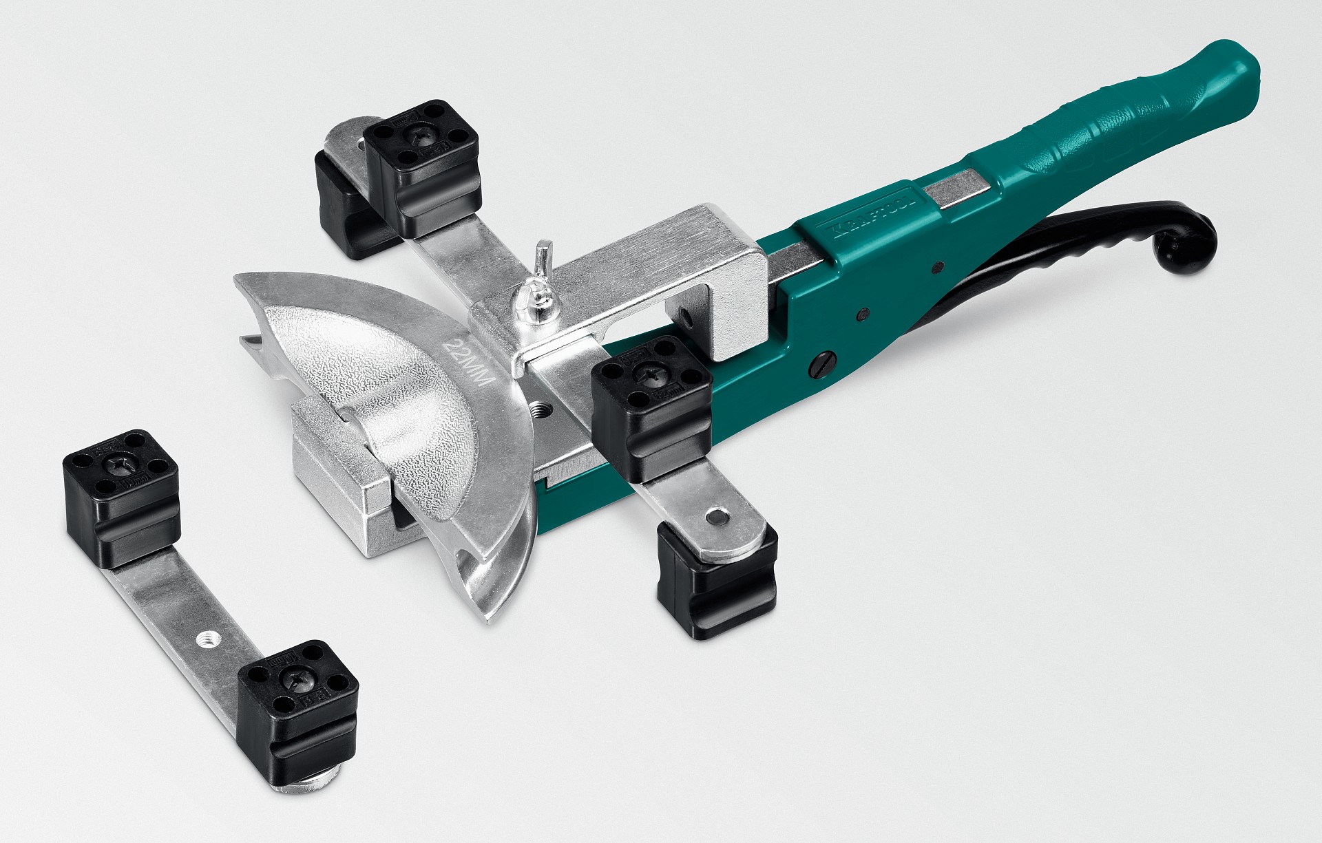 KRAFTOOL 19в1, 3/8 - 7/8”, 10 - 22мм, рычажный трубогиб арбалетного типа (23502-H9)