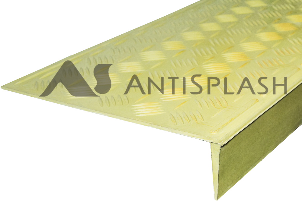 Большая облегченная проступь 750x305x71, желтая
