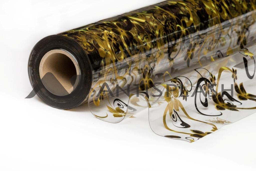 Клеенка декоративная "Жидкое стекло с рисунком" 1000мм 001