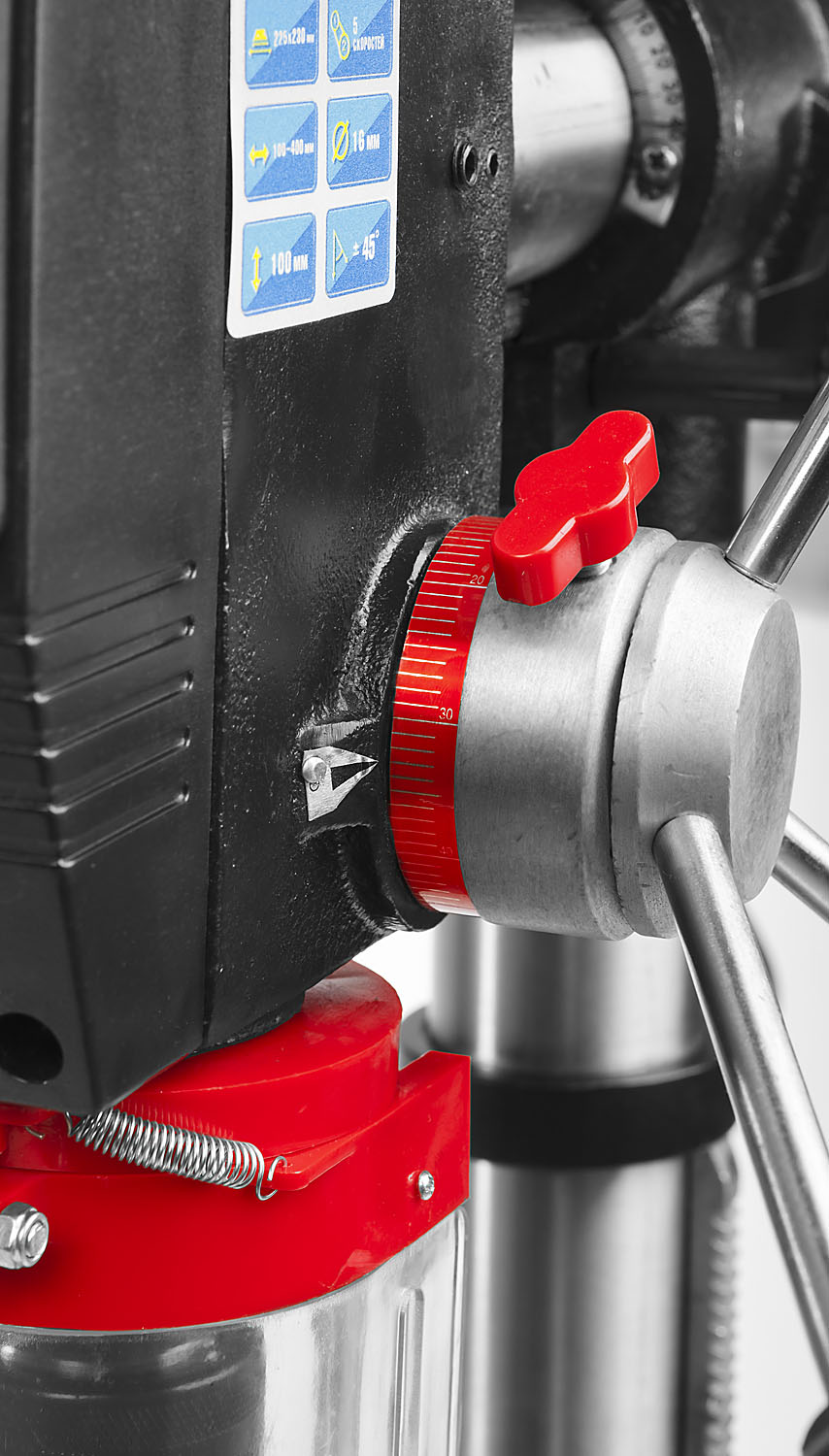 ЗУБР 550 Вт, 16 мм, радиально - сверлильный станок (ЗСС-550)