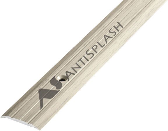 Порог алюминиевый  ПС-01 25x3x2700 мм, клен беленый