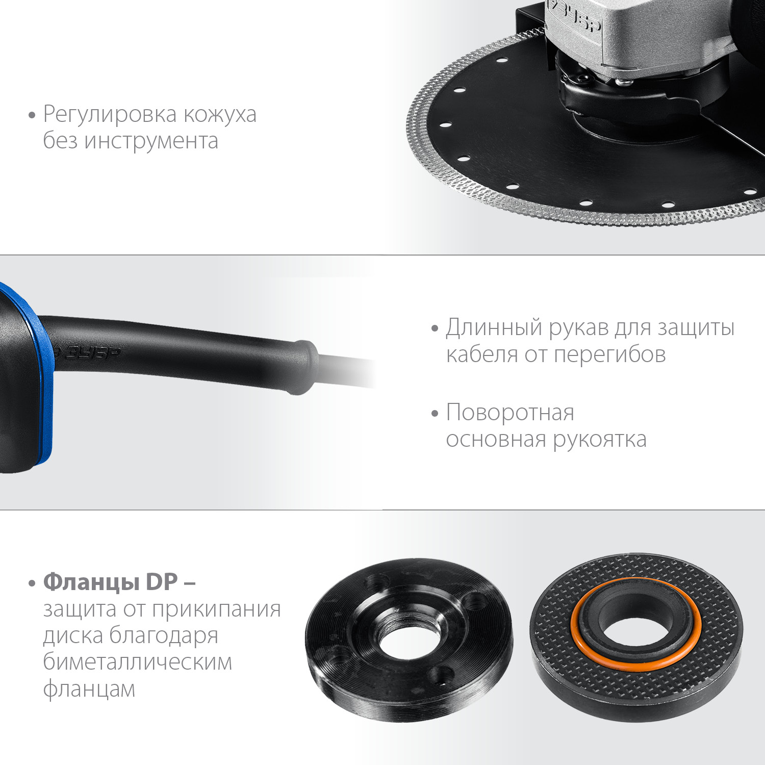 ЗУБР 2000 Вт, d230 мм, УШМ, Профессионал (УШМ-П230-2000 П)