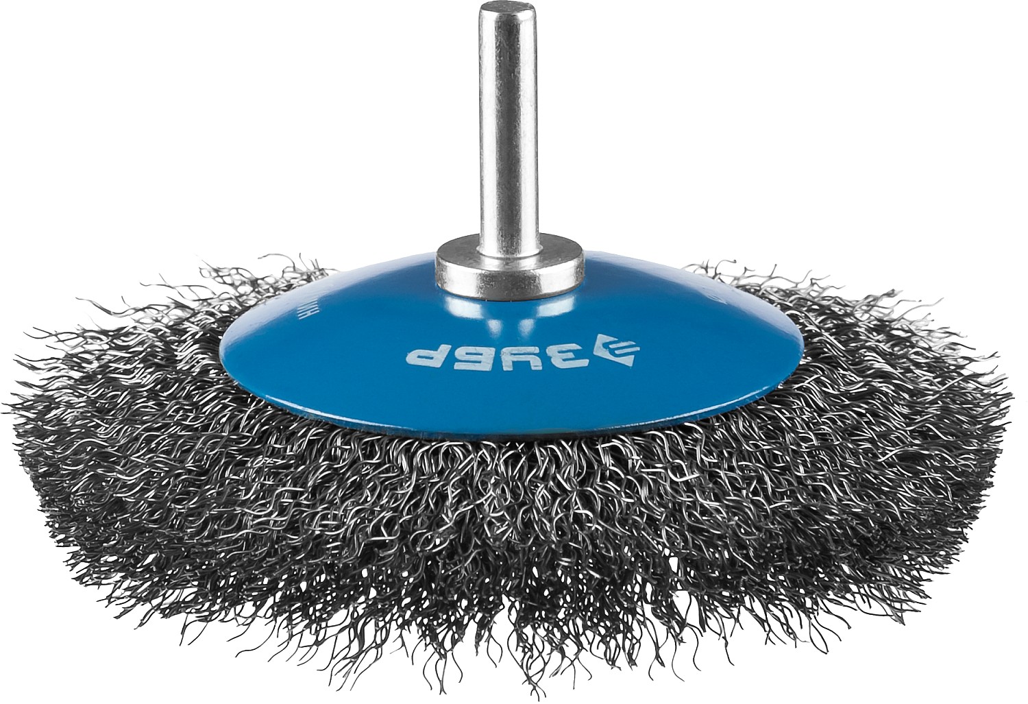 ЗУБР 100 мм, витая стальная латунированная проволока 0.3 мм, коническая щетка для дрели, Профессионал (35230-100)