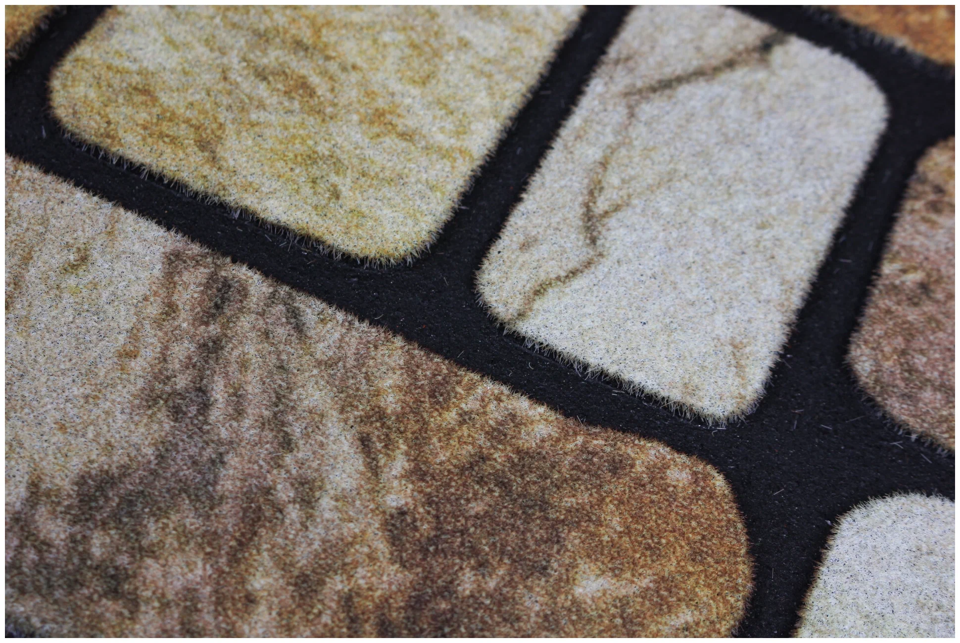 Коврик придверный флокированный "Добро пожаловать" 60x90 см