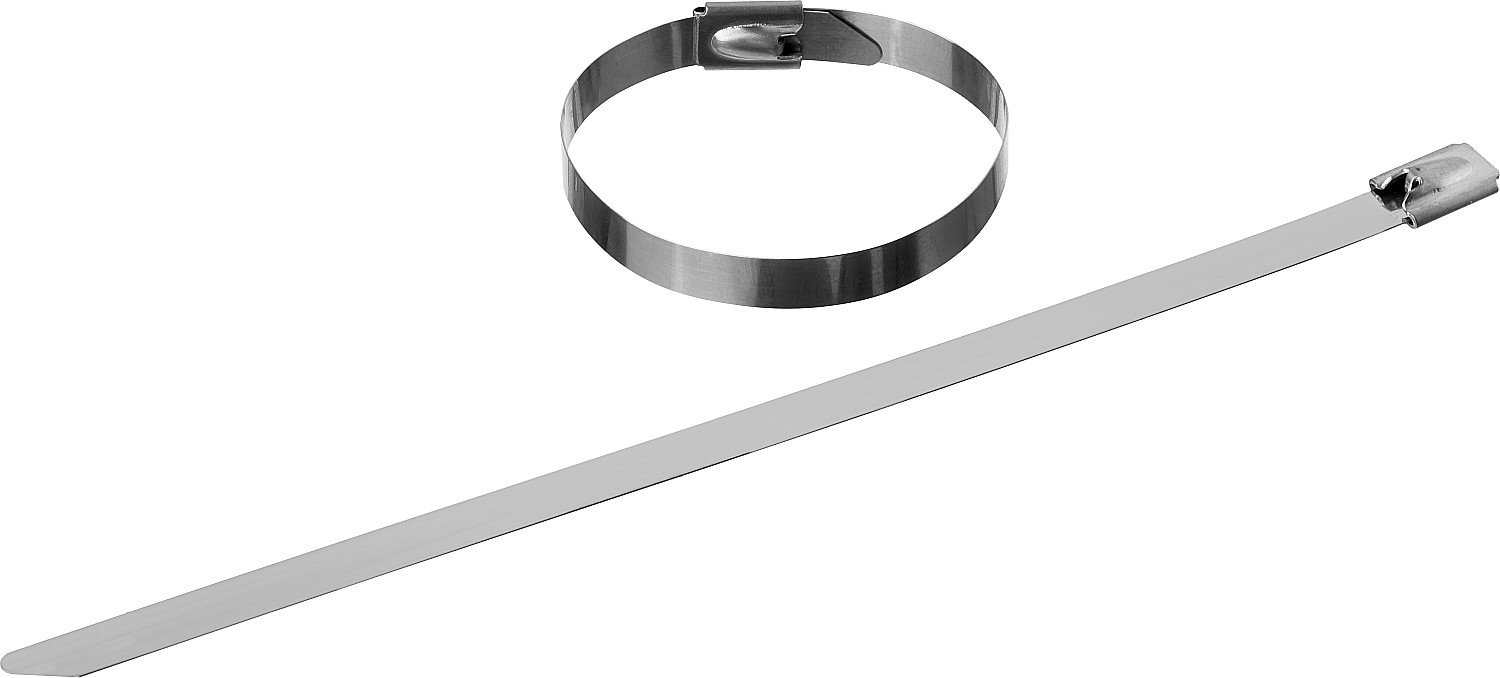 ЗУБР КС-Н, 7.9 x 400 мм, 25 шт, кабельные стяжки нержавеющие, Профессионал (30971-79-400)