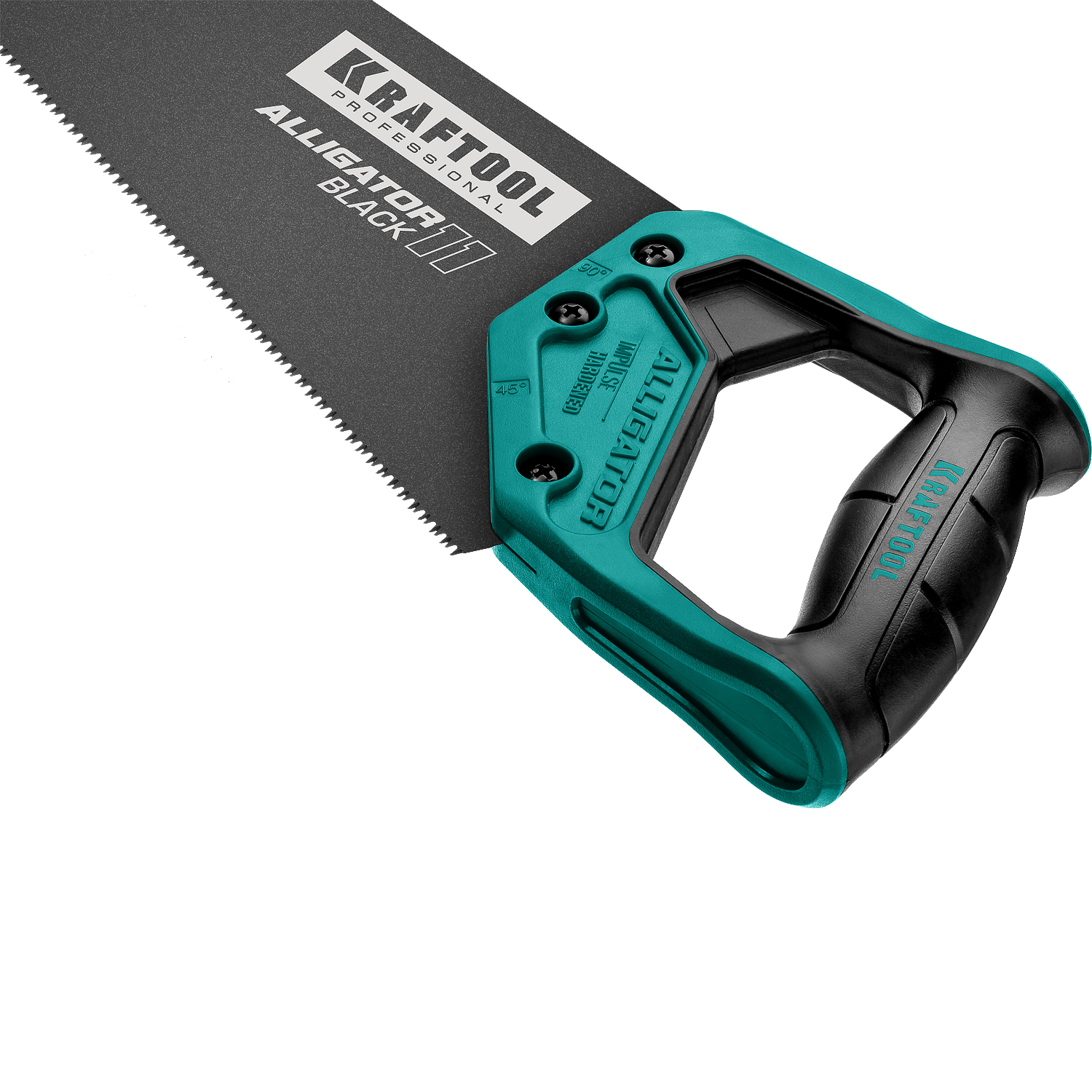 KRAFTOOL Alligator Black 11, 400 мм, ножовка для точного реза (15205-40)