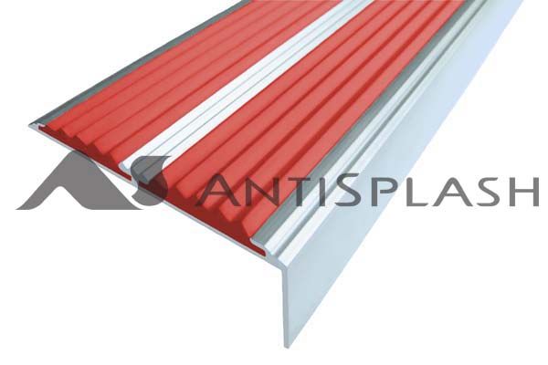 Алюминиевый угол-порог АУ-68, 3000 мм, красный