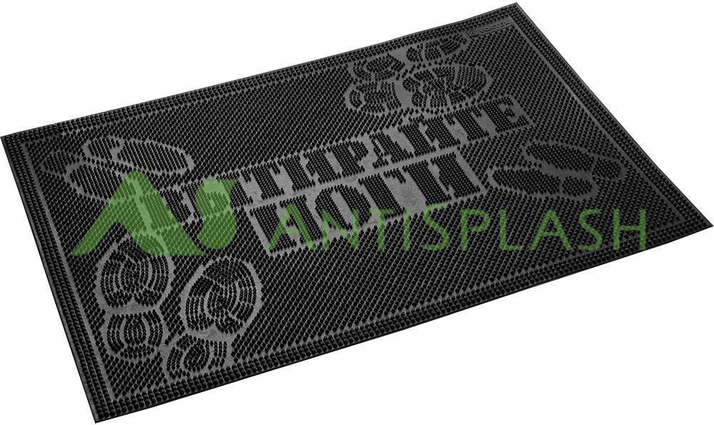 Резиновый коврик Вытирайте ноги 400х600 мм