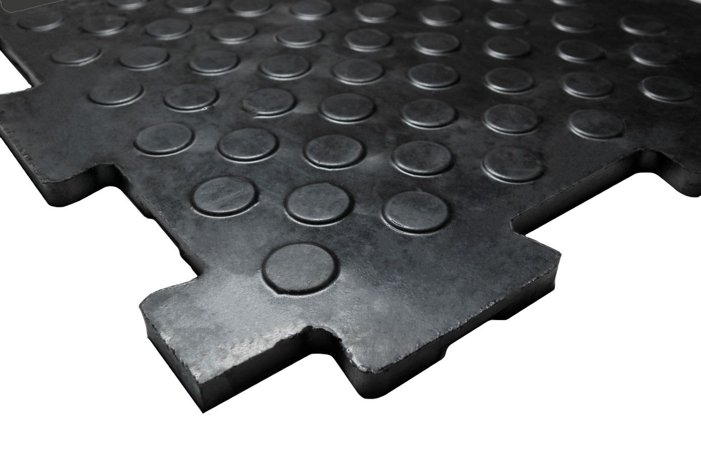 Резиновая плитка «Унидор», 20 мм, 500х500 мм, чёрная