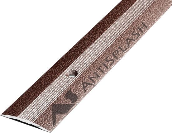 Порог алюминиевый  ПС-03-2 28x3,4x900 мм, антик медь
