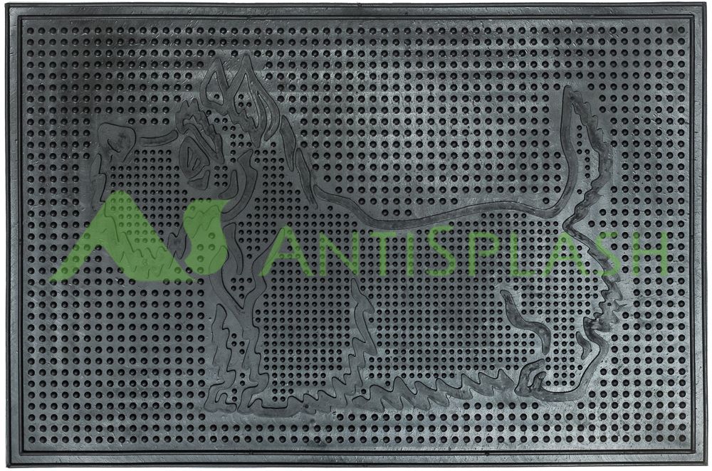 Резиновый коврик Скотч-терьер 400х600 мм