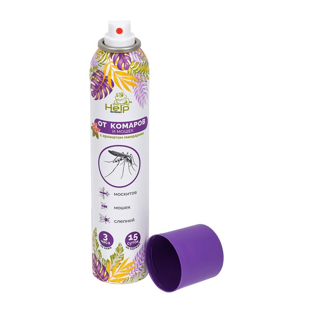 Аэрозоль от КОМАРОВ и МОШЕК "Цитрус" репеллентный, 200 мл