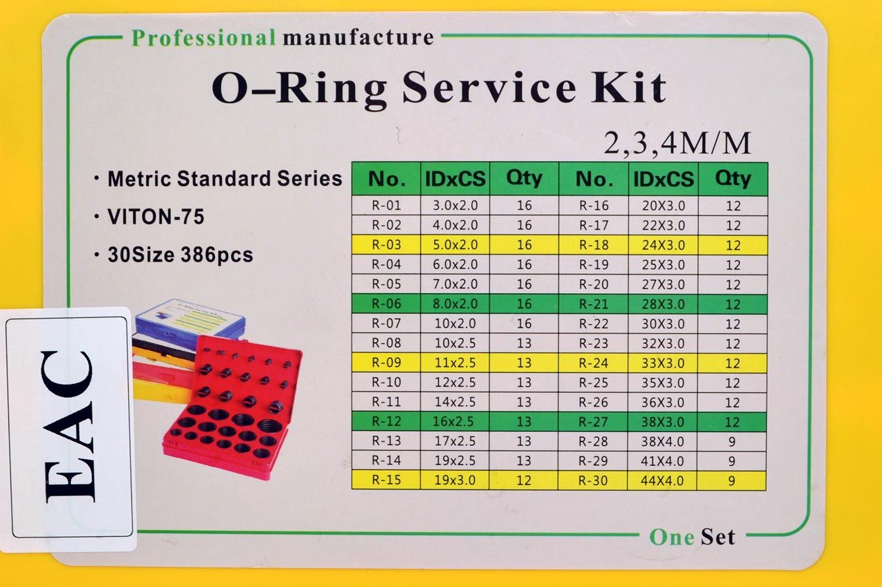 Наборы уплотнительных колец МЕТ V75