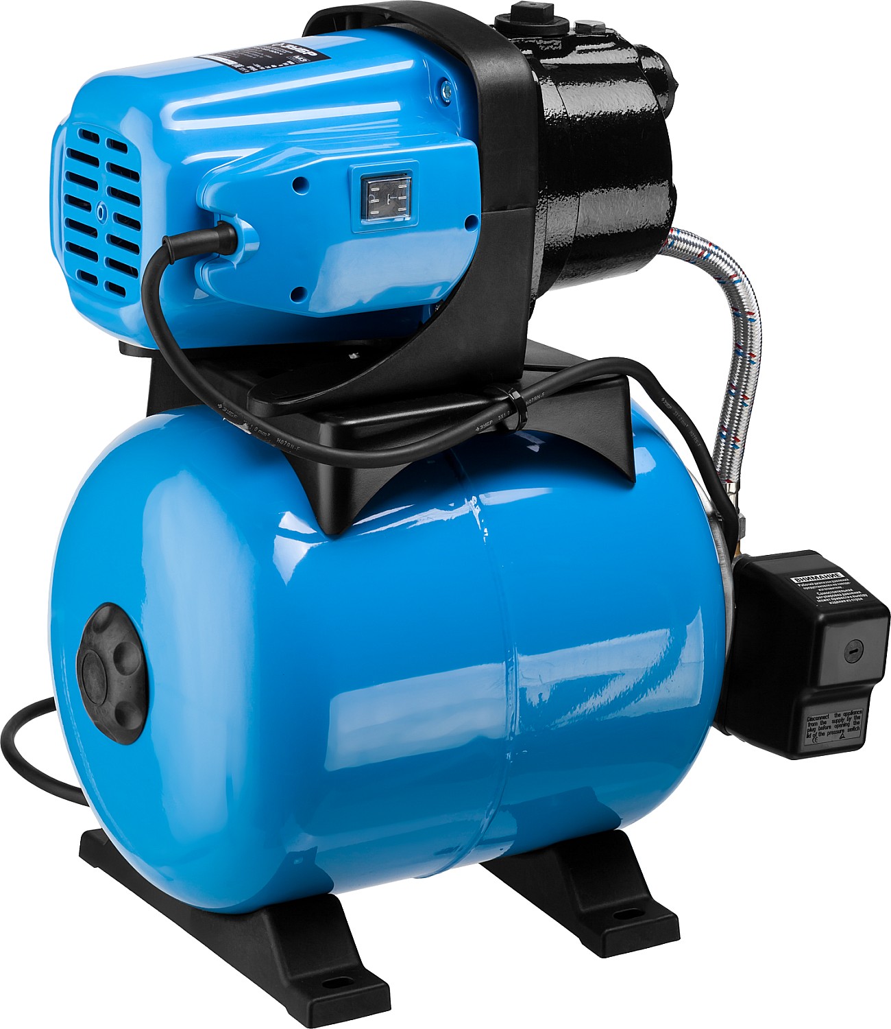 ЗУБР 800 Вт, бак 20 л, автоматическая насосная станция, чугунный корпус (НАС-М3-800-Ч)