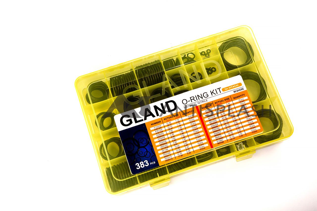 Набор колец уплотнительных резиновых HITACHI 383 шт