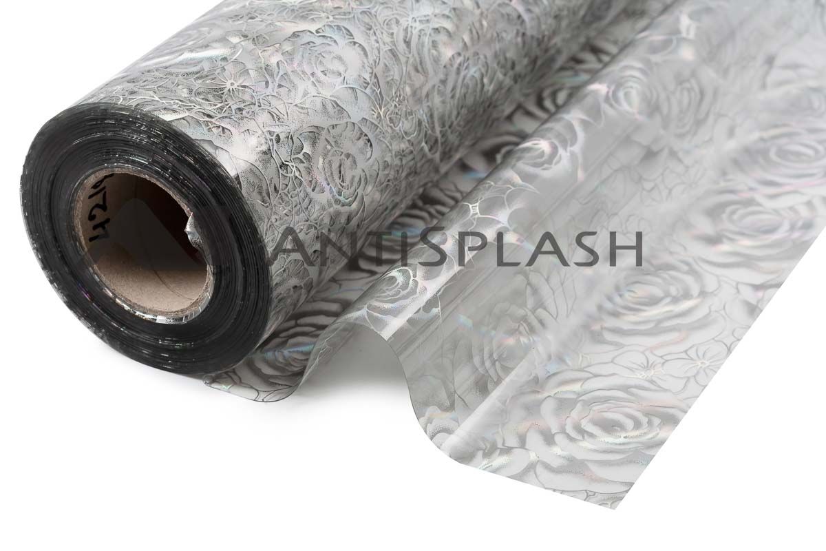 Клеенка декоративная "Жидкое стекло с рисунком" 600мм 021-1