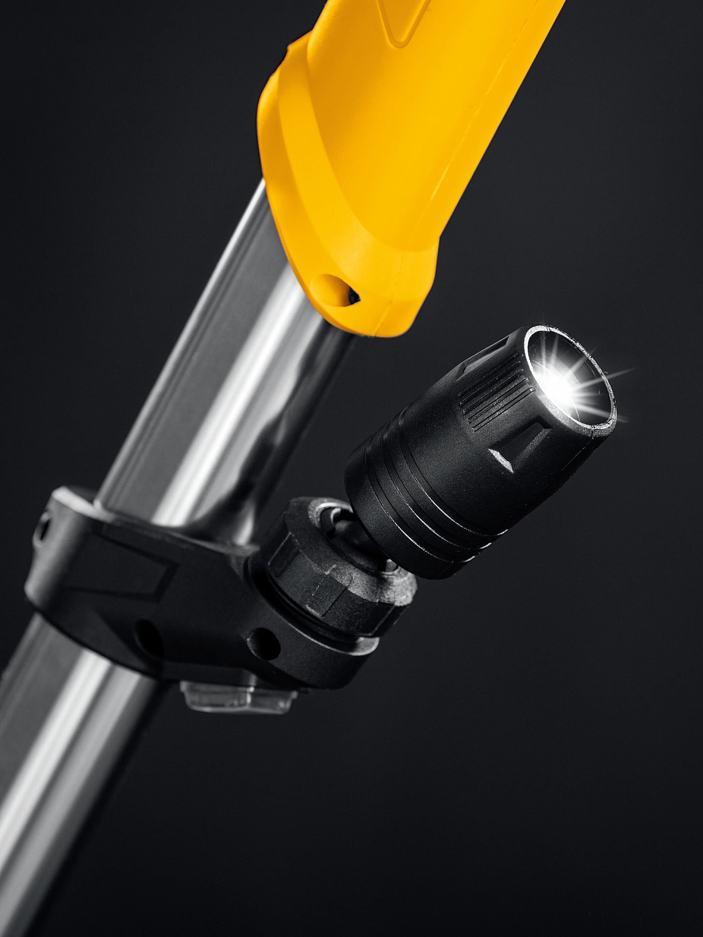 STEHER d225 мм, 800 Вт, удлиненная рукоятка, подсветка, шлифовальная машина для стен (жираф) (DWL-800)