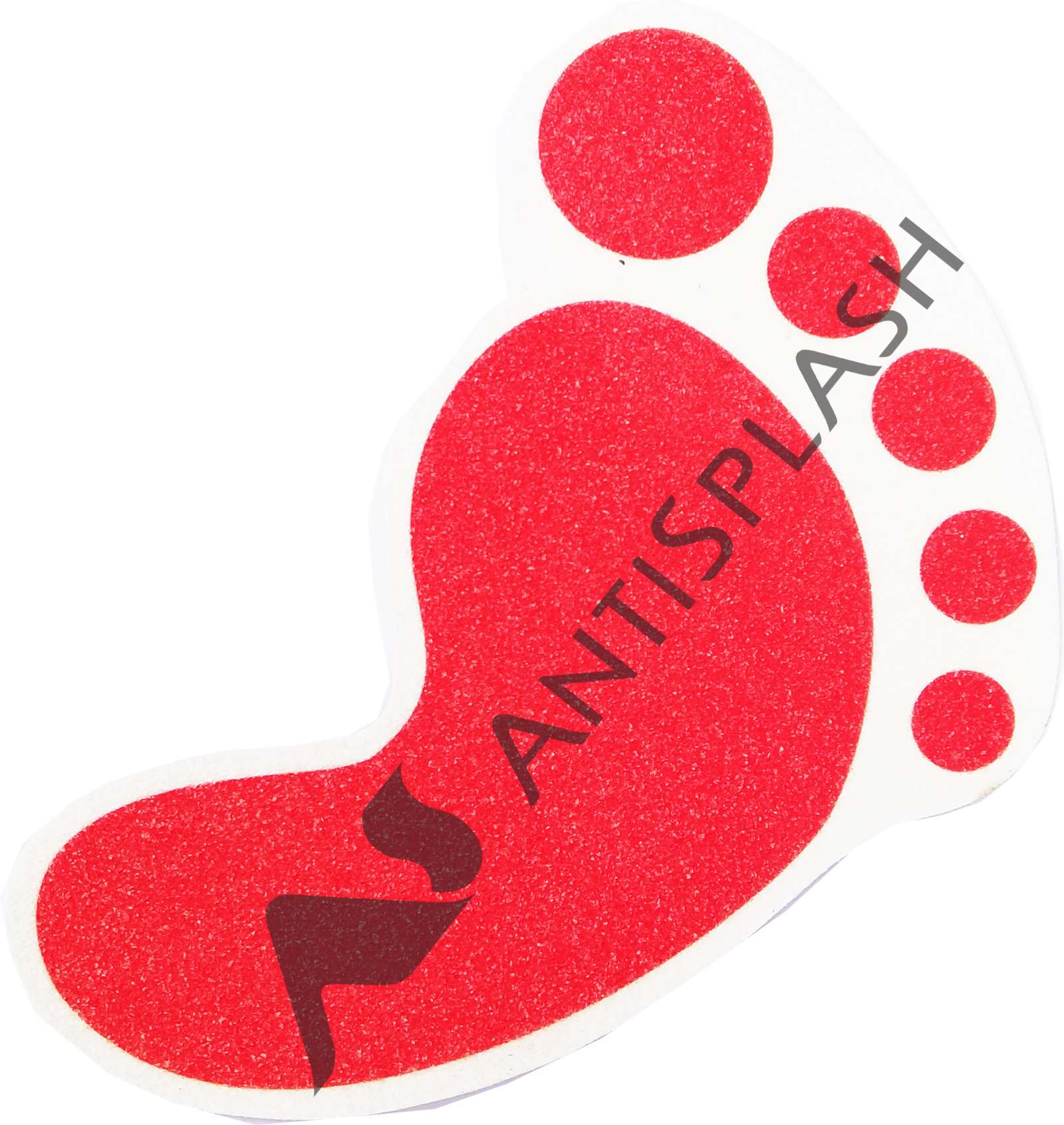 СЛЕД абразивный, ПРАВЫЙ, цвет: красный