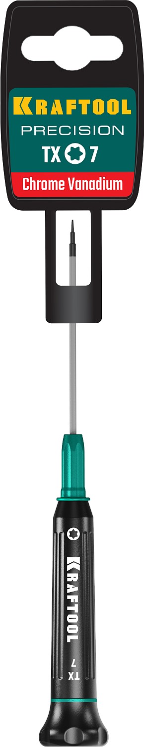 KRAFTOOL Precision TX7, отвертка для точных работ (25684-07)