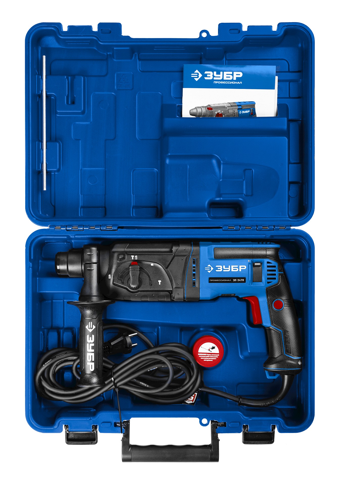 ЗУБР 24 мм, 780 Вт, перфоратор SDS Plus, Профессионал (ЗП-2470)